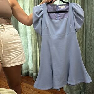 Likely size 6 periwinkle mini dress